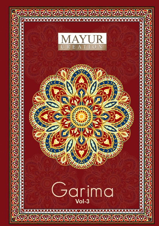 Mayur Garima Vol-3 Cotton Designer Dress Material